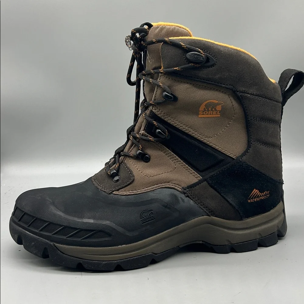 Like New! Sorel Waterproof Timberwolf Hiking Boots Men Sz:12